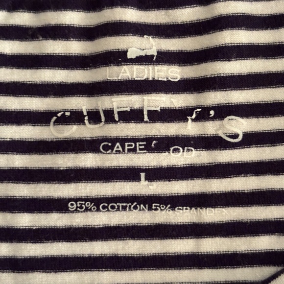 Cuffy's of Cape Code Striped Tee Shirt - Picture 4 of 5